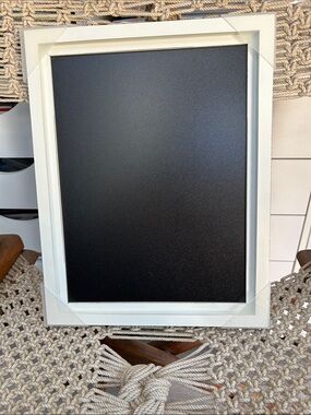 Chalk Couture Black Chalkboard with White Frame9 x12